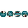 thumbnail image 2 of Darling Souvenir Custom Bridal Shower Personalized Stickers 190-Pack chocolate Labels-Teal Green, 2 of 2