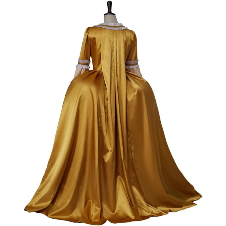 Regency Period Clothing Elegant Gold Ball Gown - Walmart.com Regency Period Clothing Elegant Gold Ball Gown - Walmart.com