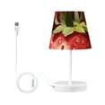 thumbnail image 3 of Many Strawberries Desk Lamp 3 Color Modes LED Table Lamp Nightstand Reading Light for Bedroom Living Room, 3 of 8