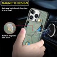 thumbnail image 5 of For iPhone 16 Pro Case K-Shaped Kickstand Leather+PC+TPU Phone Cover - Black, 5 of 5
