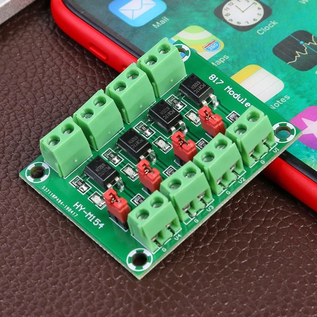 PC817 4 Way Optocoupler Isolation Board 3.6-30V Photoelectric Isolated Module