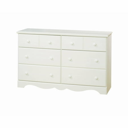 South Shore Summer Breeze 6-Drawer Double Dresser, Multiple Finishes