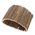 thumbnail image 2 of Hamaca de madera para pájaros, tienda con forma de puente de arco, cabaña de madera para acurrucarse para loros, para descansar, dormir, jugar, ocultar y masticar, 2 of 12