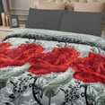 thumbnail image 6 of JML Queen Size Soft Warm Fleece Bed Blanket Reversible Thick Mink Blanket 75 x 87 inches,5lbs, 6 of 6