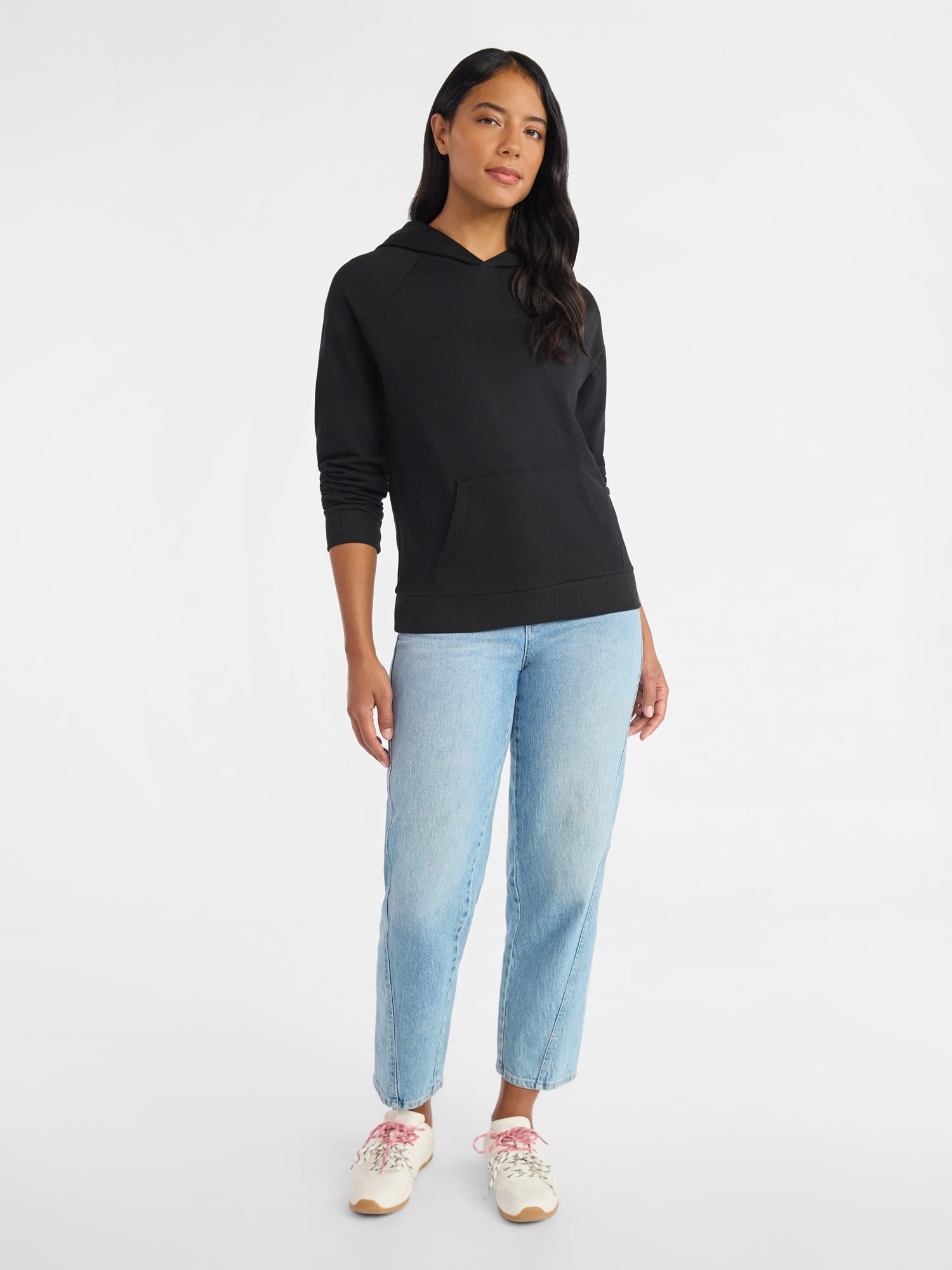 Time and Tru Women's Fleece Hoodie, Sizes XS-XXXL