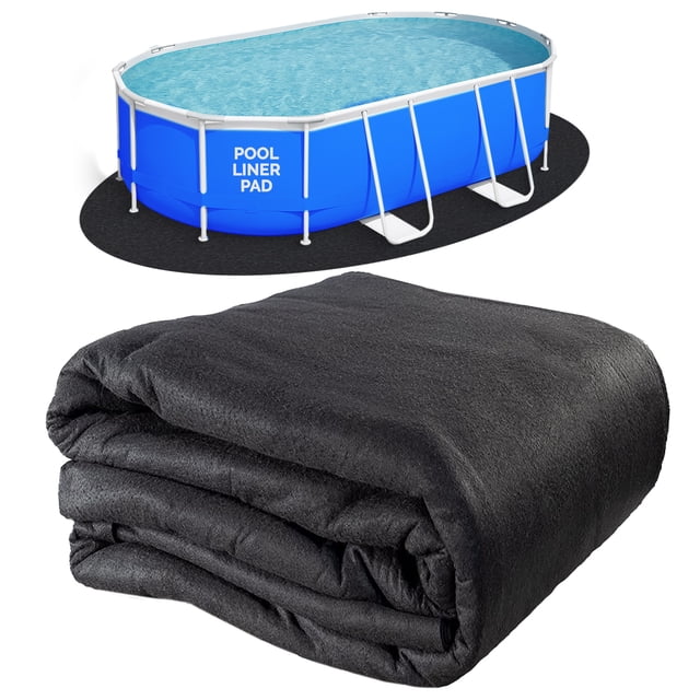 Swimline Hydrotools Tapis de Protection Ovale pour Piscine hors Terre, Tapis Protecteur de Piscine, 15 x 30 Pi