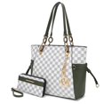 thumbnail image 1 of Bolso y cartera MKF Collection By Mia K. Xenia Tote Piel Vegana Estampado Circular, 1 of 2
