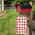 thumbnail image 5 of Rod-Free Courtyard Decorative Flag 12x18in Thick Fabric Four Seasons Universal Durable Not Easy To Fade Disassembly Convenient Indianred Checked Hand-Drawn Sketch_1, 5 of 8