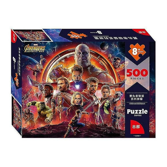 Disney Puzzle Avengers Marvel Intelligence Toy Puzzle Children Adult Puzzle Educational Toys