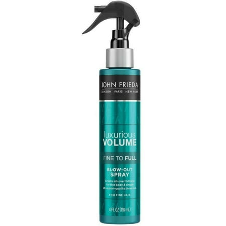 John Frieda Collection Luxurious Volume Fine to Full Blow Out Spray 4 oz (Pack of