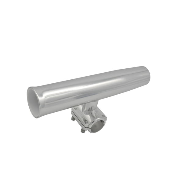 Riwesomey Soporte de aluminio para caña de pescar, soldadura plateada, suministros de Hardware para yates marinos, soporte, accesorios duraderos a prueba Bombillas para automóviles Riwesomey VI020430-00B