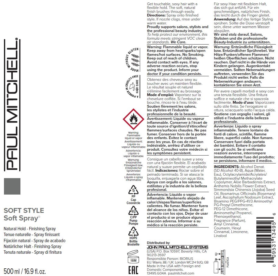 Paul Mitchell Soft Spray, 16.9 oz.