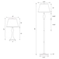 thumbnail image 3 of 3-piece Slender Lamp Set Brushed Nickel, 3 of 3