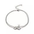 thumbnail image 5 of HOOUN Fashion Ankle Chain Simple INS Style Alloy Letter Heart Bracelet Foot Jewelry&-U, 5 of 9