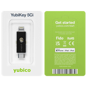 Yubico - YubiKey 5Ci - Multi-factor authentication (MFA) security key and passkey for iPhone/Android/PC, dual connectors for Lighting/USB-C, FIDO certified