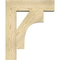 thumbnail image 3 of Ekena Millwork 4"W x 18"D x 22"H Westlake Block Rough Sawn Bracket, Douglas Fir, 3 of 25