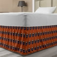 thumbnail image 1 of Ambesonne Multi-color Wrap Around and Gathered Microfiber Bed Skirt, Twin, 1 of 2
