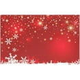 thumbnail image 6 of Christmas White Snowflake On Red Background Placemats Set of 4 Table Mat, Table mats Placemats Heat-resistant Stain Resistant Washable for Kitchen Dining Decoration 12" x 18", 6 of 8