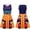 Dark Blue, variant on G'irl's Halloween Costume, Pop Singers Idol Group Fancy Dress up Outfit with Tank Jacket & Shorts, Halloween Cosplay Stage Performance Suit for Carnival & Party Events