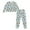 Blue-Dachshund Dog Paw, variant on HELLHERO Dachshund Printed Drawstring Pajamas for Women Dog Paw Printed Sleepwear Crewneck Loungewear Long Sleeve Tops Jogger Pants Pajama Sets, XL