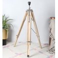 thumbnail image 1 of NauticalMart Timber Tripod Lamp Lighting Home Prop Designer Lights (Shade not Included), 1 of 5