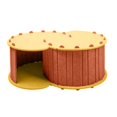 thumbnail image 1 of Almencla Lit Tunnel de Jeu pour Chat Résistant aux Rayures Respirant Confortable 2 Trous, 1 of 8