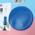 thumbnail image 3 of Inflated Stability Wobble Cushion Balance Disc Lumbar Support for Home Office Desk Chair(Blue), 3 of 5