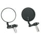 thumbnail image 1 of 2 piezas 22 mm accesorios de motocicleta manillar modificado espejo retrovisor reflector vehículo eléctrico manillar modificado espejo de marcha atrás (negro), 1 of 8