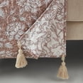 thumbnail image 2 of Lush Decor Zara Floral Block Reversible Cotton Throw Blanket Single 50" W x 60" L Terracotta - Floral Blanket For Bed, Couch, Or Chair - Boho Decor, 2 of 7