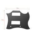 thumbnail image 2 of CNKOO PVC HH Guitar Pickguard Scratch Plate for SG Electric Guitars 3 Ply Black, 2 of 7