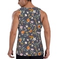 thumbnail image 3 of Easygdp Wildflowers Men's Tank Top, Sleeveless Muscle T Shirts, Breathable, Quick-Dry, Loose for Gym, Running, Fitness - X-Large, 3 of 9