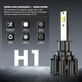 thumbnail image 5 of For Honda Prelude 1997-2000 2001 Combo H1 LED Headlight Bulbs High/Low Beam Pack of 4, 5 of 9