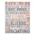 thumbnail image 2 of Eden, Idaho, Rustic Typography (1000 Piece Puzzle, Size 19x27, Challenging Jigsaw Puzzle for Adults and Family, Made in USA), 2 of 4