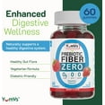 thumbnail image 2 of YUM-V's Prebiotic Fiber Zero Gummies Natural Berry Flavor Digestive Health Support Chewables, 60 Count, 2 of 8
