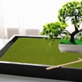 thumbnail image 2 of KONTONTY 5Pcs Lifelike Simulated Grass Mat Green Nylon Flocking DIY Sand Table Decorating Hobbyists, 2 of 5