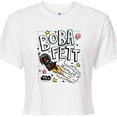 thumbnail image 3 of Star Wars - Boba Fett Scribbles - Juniors Cropped Tee, 3 of 5
