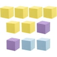 thumbnail image 1 of Miangastore 10PCS Colorful Cube Block DIY Design Model Block Sponge Block Cube Cube Training Aid Solid Tools for Kids Teacher Use Size 5CM Random Color, 1 of 9