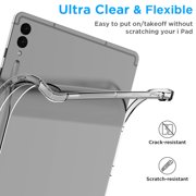AICase Clear for Samsung Galaxy Tab S9 Ultra Tablet Case, Soft TPU Ultra Slim Crystal Transparent Shockproof Cover for Galaxy Tab S9 Ultra 14.6 Inch 2023