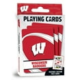 thumbnail image 2 of MasterPieces NCAA Wisconsin Badgers Playing Cards - Officially Licensed 54 Card Deck, 2 of 4