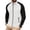 White, variant on Dwelliawo Men's Long Sleeve Zipper Shirt Waffle Slim Spring Fall Casual Business Golf Sport Bomber Jacket Color Block Varsity Coat White S