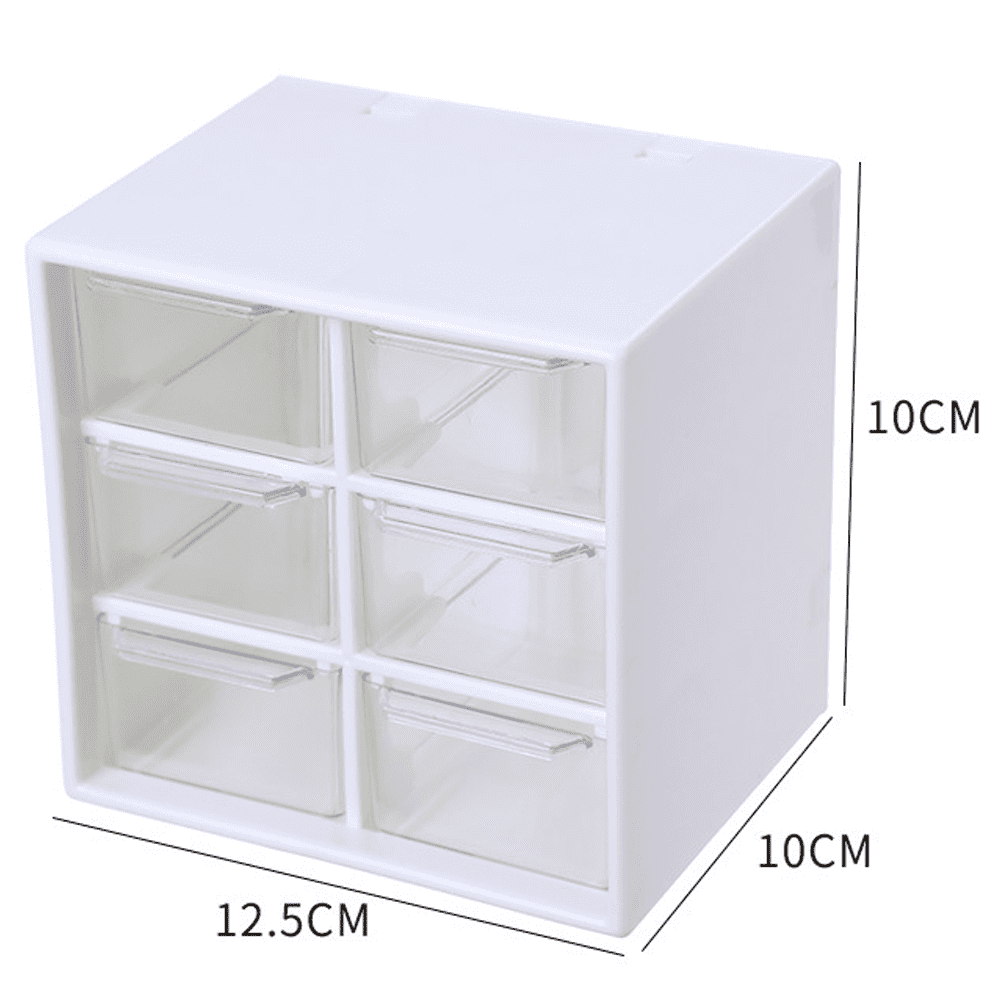UDEE bysuva Magnet Storage Drawers – [12pcs-4.5x3.5x2.25] Acrylic Craft  & Bead Drawer Organizers, Clear Bins for Mini Figure, Toy & Lego, Small