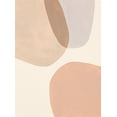 thumbnail image 2 of Pinto, Patricia 11x14 Gold Ornate Wood Framed with Double Matting Museum Art Print Titled - Neutral Overlapping Shapes, 2 of 4