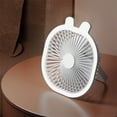 thumbnail image 6 of Big Savings, Charging Desktop Small Fan, Dormitory Fan, Wall-Mounted Mini Small Ceiling Fan, Fan Lights, Quiet Cooling, Rechargeable, Perfect for Home, Office, and Bedroom Use Stay cool, 6 of 9