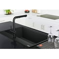 thumbnail image 3 of Franke MAG61031-ONY Maris 33" Drop In Single Basin Granite Kitchen Sink - Onyx, 3 of 3