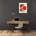 thumbnail image 3 of Benson, Paula 19x24 White Modern Wood Framed Museum Art Print Titled - Orange Poppies, 3 of 4