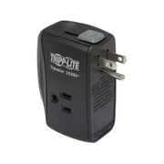 Tripp Lite Protect It! Two-Outlet Portable Surge Suppressor, 1050 Joules, Black