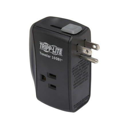 UPC: 0037332123336 | Tripp Lite Protect It! Two-Outlet Portable Surge Suppressor 1050 Joules Black