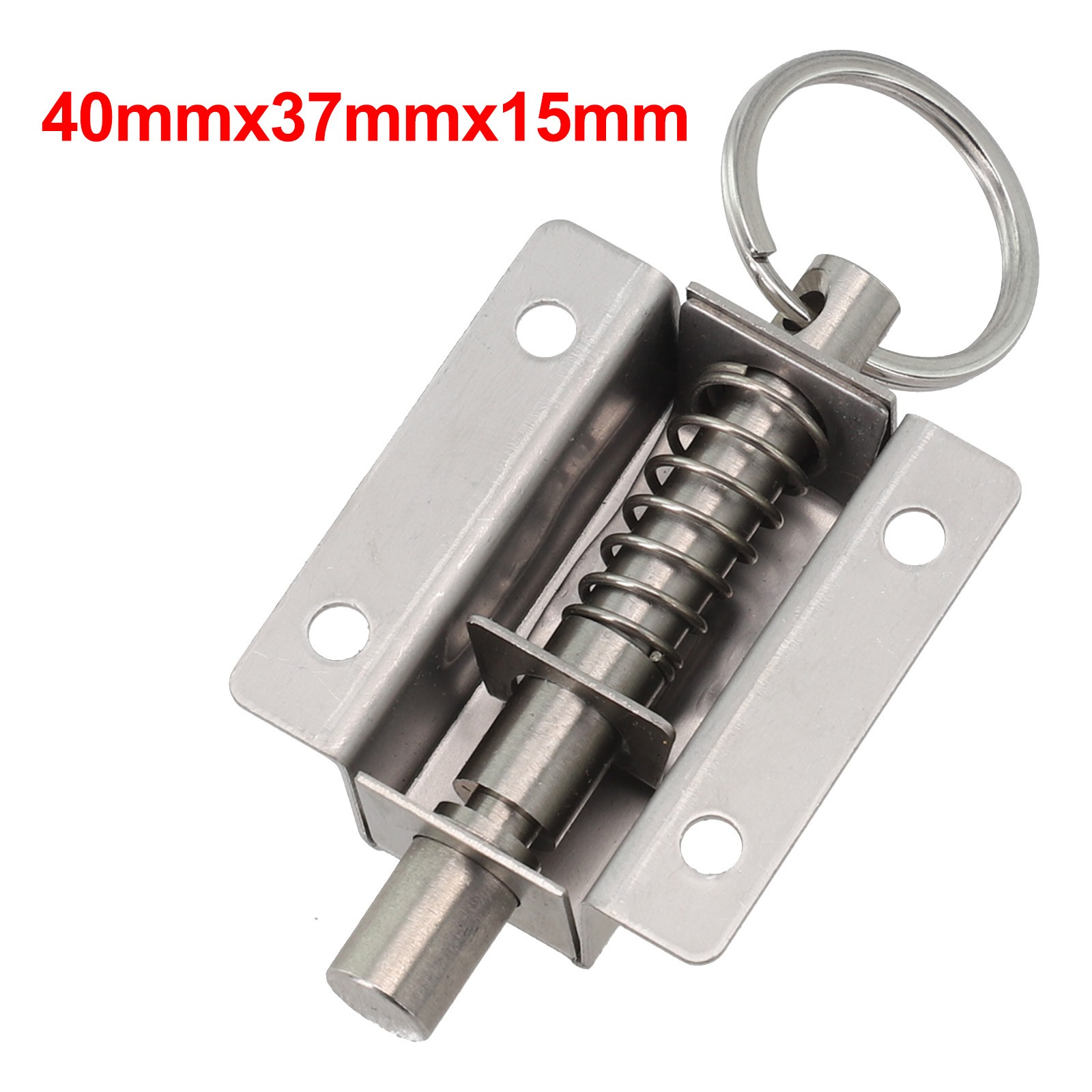 Cabinet Gate Latch Uxcell Stainless Steel Door Barrel Bolt - Ring-Pull ...