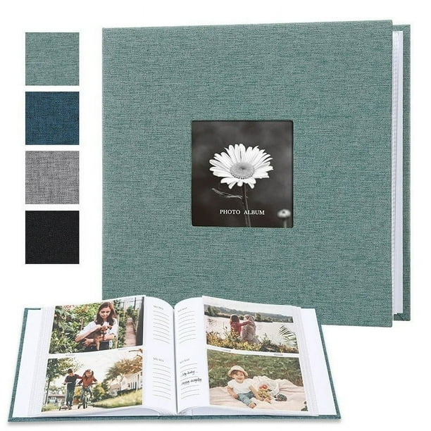 Álbum de fotos HWRETIE con espacio para escribir,gran capacidad,6 pulgadas,200 fotos,álbum de recuerdos familiares,álbum de recortes,álbum de almacenamiento DIY,regalo de recuerdo