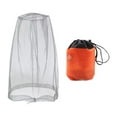 thumbnail image 1 of Red de protección para cabeza con bolsa de transporte, malla para cabeza, ideal para hombres y mujeres, viajes, actividades al libre, Gris S, 1 of 8